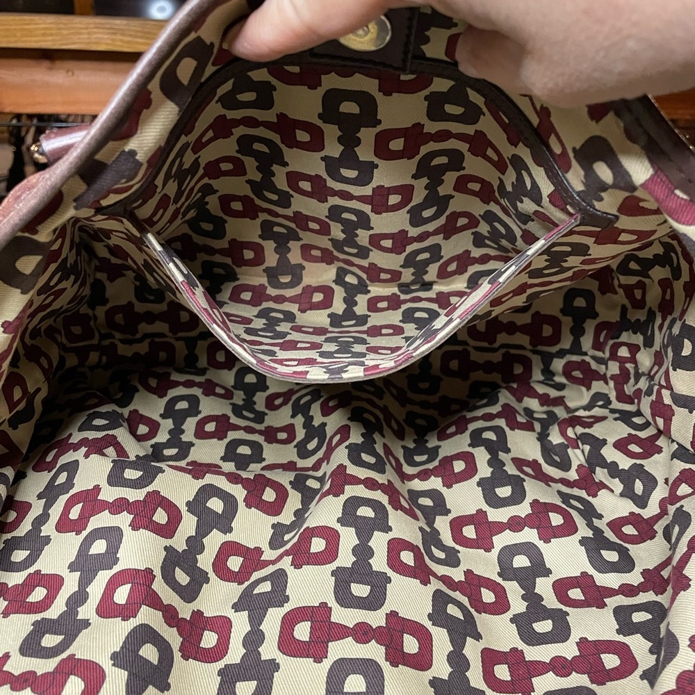 Gucci Joy brown leather GG Supreme tote - Picture 10 of 11